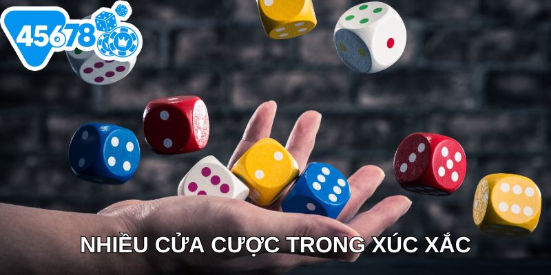 Nhiều cửa cược trong xúc xắc